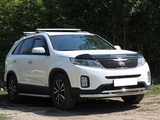 Технотек Защита передняя трубообразная d-60+43 двойная KIA (киа) Sorento/Соренто 13-