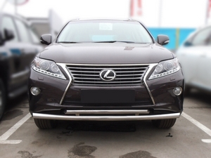 Технотек Защита передняя трубообразная двойная d-53+43 LEXUS (лексус) RX270/RX350 12- - Автоаксессуары и тюнинг