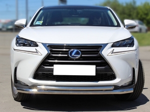 Технотек Защита передняя трубообразная двойная d-60+53 LEXUS (лексус) NX300h 14- - Автоаксессуары и тюнинг