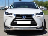 Технотек Защита передняя трубообразная двойная d-60+53 LEXUS NX300h 14-