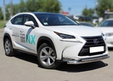 Технотек Защита передняя трубообразная двойная d-60+53 LEXUS (лексус) NX300h 14-