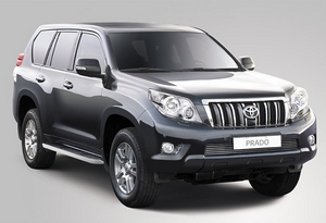 Toyota Решётка в бампер 10 мм, нерж.сталь TOYOTA (тойота) Land Cruiser/круизер/ленд крузер Prado/Прадо J150 09-13 - Автоаксессуары и тюнинг