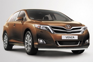 Toyota Защита переднего бампера труба овальная 75х42 мм TOYOTA (тойота) Venza/Венза 12- - Автоаксессуары и тюнинг