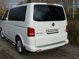 ТСС Пороги овальные с накладкой 75х42 мм VW T5 Multivan 03-/10-