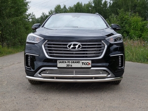 ТСС Решетка радиатора 12 мм (без круизконтроля) (для авто 2016 г.в.) HYUNDAI (хендай) Grand/Грандр Santa Fe/санта фе 13- - Автоаксессуары и тюнинг