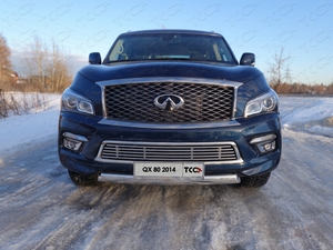 ТСС Решетка радиатора 12 мм (без круизконтроля) INFINITI (инфинити) QX80 14- - Автоаксессуары и тюнинг