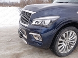 ТСС Решетка радиатора 12 мм (без круизконтроля) INFINITI (инфинити) QX80 14-