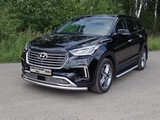 ТСС Решетка радиатора 12 мм (для авто 2016 г.в.) HYUNDAI (хендай) Grand/Грандр Santa Fe/санта фе 13-