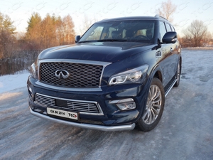 ТСС Решетка радиатора 12 мм INFINITI (инфинити) QX80 14- - Автоаксессуары и тюнинг