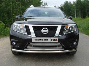 ТСС Решетка радиатора 12 мм NISSAN (ниссан) Terrano III 14- - Автоаксессуары и тюнинг