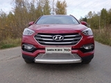 ТСС Решетка радиатора 16 мм (4WD) HYUNDAI (хендай) Santa FE 15-