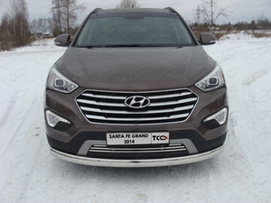 ТСС Решетка радиатора 16 мм HYUNDAI (хендай) Grand/Грандр Santa Fe/санта фе 13- - Автоаксессуары и тюнинг