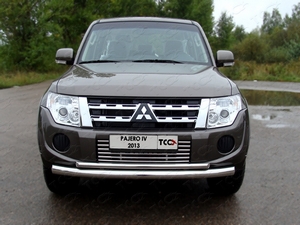 ТСС Решетка радиатора 16 мм MITSUBISHI (митсубиси) Pajero/паджеро V80 11- - Автоаксессуары и тюнинг