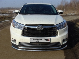 ТСС Решетка радиатора 16 мм TOYOTA (тойота) Highlander 14- - Автоаксессуары и тюнинг