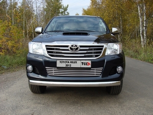 ТСС Решетка радиатора 16 мм TOYOTA (тойота) Hilux 12- - Автоаксессуары и тюнинг