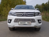 ТСС Решетка радиатора 16 мм TOYOTA Hilux 15-