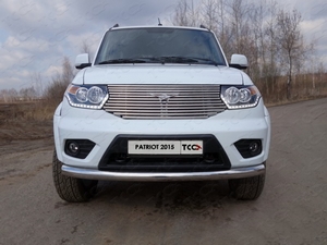 ТСС Решетка радиатора 16 мм UAZ Patriot/патриот 14- ID:8888qw - Автоаксессуары и тюнинг