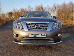 ТСС Решетка радиатора нижняя 12 мм NISSAN (ниссан) Pathfinder 14- - Автоаксессуары и тюнинг