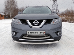 ТСС Решетка радиатора нижняя 12 мм NISSAN (ниссан) X-Trail 14- - Автоаксессуары и тюнинг