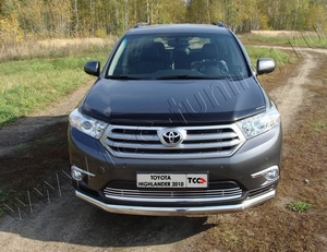 ТСС Решётка радиатора 12 мм TOYOTA (тойота) Highlander 10- - Автоаксессуары и тюнинг