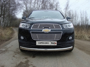 ТСС Решётка радиатора нижняя 12 мм CHEVROLET (шевроле) Captiva/каптива 13- - Автоаксессуары и тюнинг