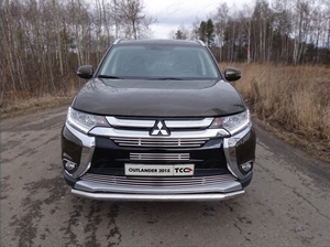 ТСС Решётка радиатора нижняя 12 мм MITSUBISHI (митсубиси) Outlander/оутлендер 15- - Автоаксессуары и тюнинг