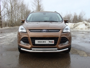 ТСС Защита передняя (двойная) 60, 3/42, 4 мм FORD (форд) Kuga/куга 13- - Автоаксессуары и тюнинг