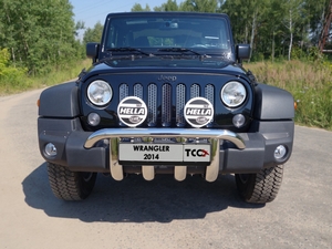 ТСС Защита передняя (кенгурин) 60, 3 мм (Wrangler/вранглер 3D (3, 6) ) JEEP (джип) Wrangler/вранглер 14- - Автоаксессуары и тюнинг