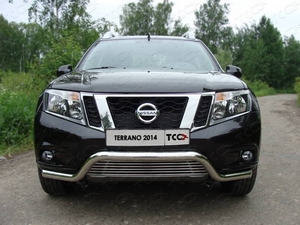 ТСС Защита передняя (кенгурин с решеткой) 60, 3 /12 мм NISSAN (ниссан) Terrano III 14- - Автоаксессуары и тюнинг