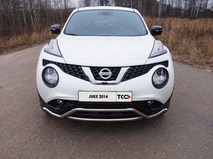 ТСС Защита передняя (кенгурин с вставкой) 42, 4 мм NISSAN (ниссан) Juke/жук 14- - Автоаксессуары и тюнинг