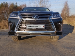 ТСС Защита передняя нижняя 42, 4 мм (бензин/дизель) LEXUS (лексус) LX570 15- - Автоаксессуары и тюнинг