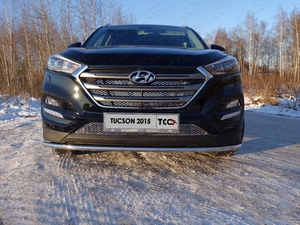 ТСС Защита передняя нижняя 42, 4 мм HYUNDAI (хендай) Tucson 16- - Автоаксессуары и тюнинг