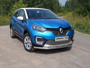 ТСС Защита передняя нижняя 60, 3 мм RENAULT (рено) Kaptur 16- - Автоаксессуары и тюнинг