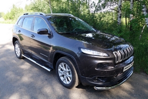 ТСС Защита передняя нижняя 60, 3 мм (Sport, Longitude, Limited) JEEP (джип) Cherokee/чероки 14- - Автоаксессуары и тюнинг