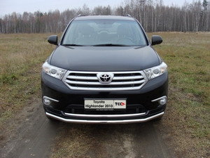 ТСС Защита передняя нижняя 60, 3 мм TOYOTA (тойота) Highlander 10- - Автоаксессуары и тюнинг