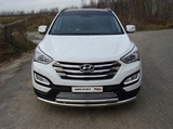 ТСС Защита передняя нижняя 60, 3/50, 8 мм HYUNDAI (хендай) Santa FE 12-