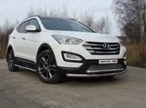 ТСС Защита передняя нижняя 60, 3/50, 8 мм HYUNDAI (хендай) Santa FE 12-