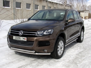 ТСС Защита передняя нижняя 60, 3/60, 3 мм VW Touareg/туарег 10- - Автоаксессуары и тюнинг