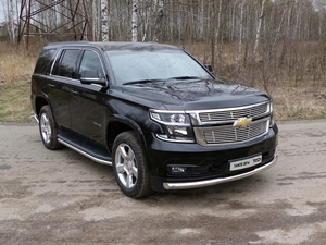 ТСС Защита передняя нижняя 76, 1 мм CHEVROLET (шевроле) Tahoe/тахое 15- - Автоаксессуары и тюнинг