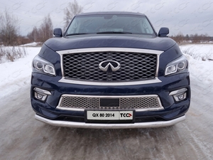 ТСС Защита передняя нижняя 76, 1 мм INFINITI (инфинити) QX80 14- - Автоаксессуары и тюнинг