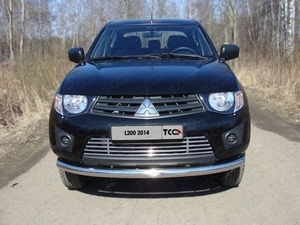 ТСС Защита передняя нижняя 76, 1 мм MITSUBISHI (митсубиси) L200 14- - Автоаксессуары и тюнинг