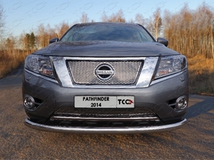 ТСС Защита передняя нижняя 76, 1 мм NISSAN (ниссан) Pathfinder 14- - Автоаксессуары и тюнинг