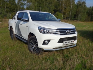 ТСС Защита передняя нижняя 76, 1 мм TOYOTA (тойота) Hilux 15- - Автоаксессуары и тюнинг