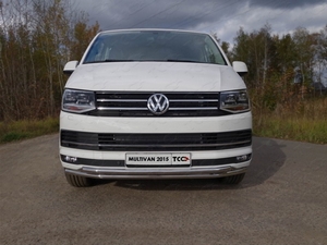 ТСС Защита передняя нижняя (двойная) 42, 4/42, 4 мм VW T6 Multivan 15- - Автоаксессуары и тюнинг