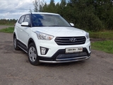 ТСС Защита передняя нижняя (двойная) 60, 3/42, 4 мм HYUNDAI (хендай) Creta (ix25) 15-