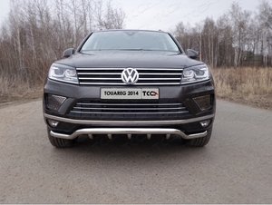 ТСС Защита передняя нижняя (кенгурин) 60, 3/42, 4 мм VW Touareg/туарег 14- - Автоаксессуары и тюнинг