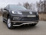 ТСС Защита передняя нижняя (кенгурин) 60, 3/42, 4 мм VW Touareg/туарег 14-