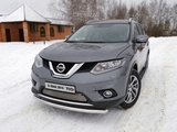 ТСС Защита передняя нижняя (короткая) 60, 3 мм NISSAN (ниссан) X-Trail 14-