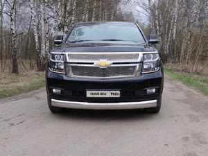 ТСС Защита передняя нижняя (овальная) 120х60 мм CHEVROLET (шевроле) Tahoe/тахое 15- - Автоаксессуары и тюнинг