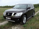 ТСС Защита передняя нижняя (овальная) 75х42 мм NISSAN (ниссан) Patrol 10-